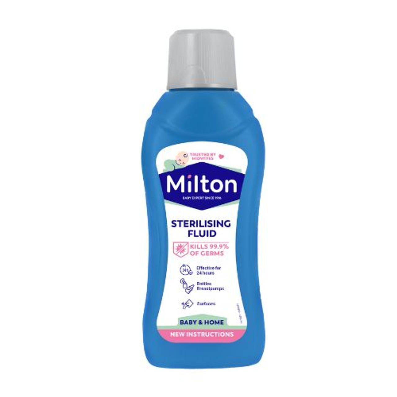 Milton Sterilising Fluid Kills 99.9% of Germs, Effective for 24 hours, Baby & Home
