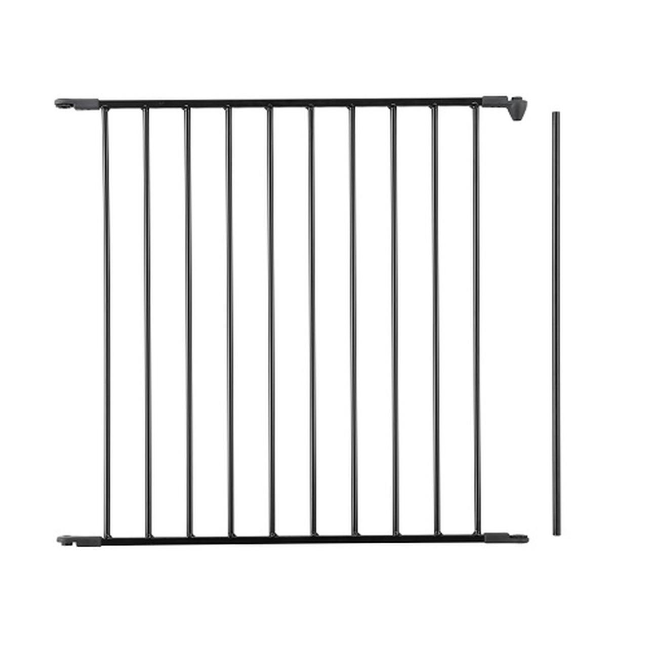 BabyDan Black 72Cm Extension Section for Safety Gates & Playpens - Metal