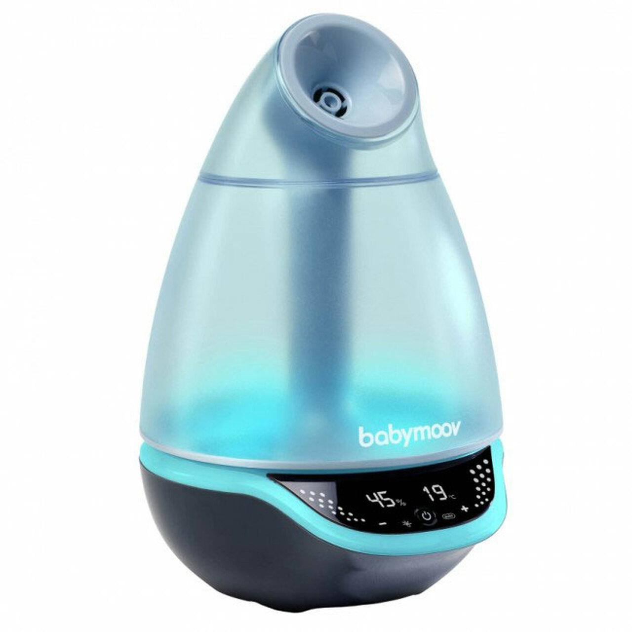 Babymoov Hygro+ Humidifier with Touch screen, Adjustable humidity levels, Oil diffuser, 7 colour options, 360 degree output, Digital display