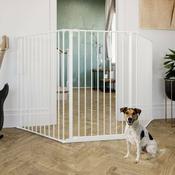 DogSpace Rocky L Extra Tall Multi Expandable Dog Gate, White (90-221cm)
