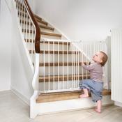 BabyDan Flexi Fit Metal Stair Gate - White (67-105.5cm) image