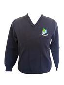 Athlone Community College Navy Vee Jumper WOOL