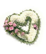 Open Heart Pink &amp;amp; White