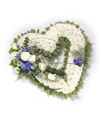 Open Heart Blue &amp;amp; White
