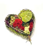 Based Heart Red &amp;amp; Green