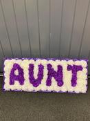 Silk Letters - AUNT