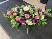 Silk Half Size Mixed Rose Spray
