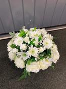 Large Artificial White Posy
