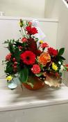 Ghostly Pumpkin Flower Arrangement image
