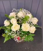 Eternal Love - 12 White Roses image