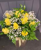Young Love - 12 Yellow Roses image