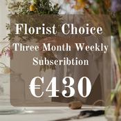 Three Month Flower Subscription