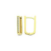 9K Yellow Gold Hoop Earrings image