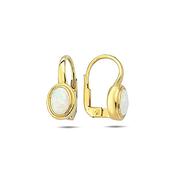 9K Yellow Gold Hoop Earrings image