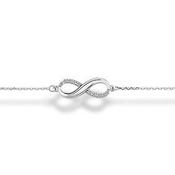 ​9K White Gold Infinity Bracelet image