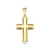 9K Yellow Gold Cross Pendant image