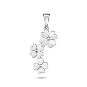 9K White Gold Daisy Chain Pendant​. image