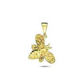 9K Yellow Gold Bee Pendant image