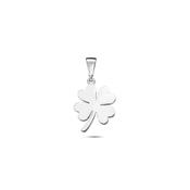 ​9K White Gold Four Leaf Clover Pendant image