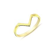 9K Yellow Gold Wishbone Ring image