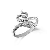 9K White Gold Snake Ring image
