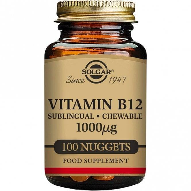 Solgar Vitamin B12 100mg 100 Chewable Nuggets in Kerry GetLocal Ireland