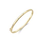 9ct Gold Diamond Bangle image