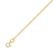 18ct Gold Trace Chain 20" image