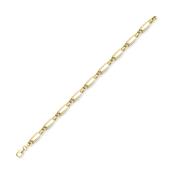 9ct Gold Oval Double Link Bracelet image