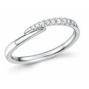 9ct White Gold Diamond Ring image