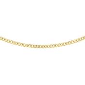9ct Gold 50 Flat Curb Chain 20" image