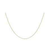 9ct Gold Hollow Diamond Cut Rope Chain 20" image