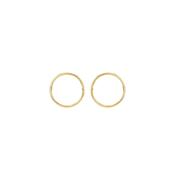 9ct Gold Endless Hoop Earrings
