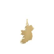 9ct Gold Map of Ireland Pendant