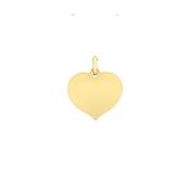 9ct Gold Heart Disc Pendant image