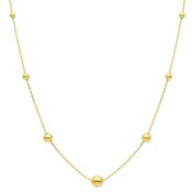 9ct Gold Bead Necklace image