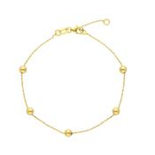 9ct Gold Bead Bracelet
