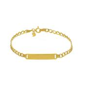 9ct Gold ID Bar Bracelet image