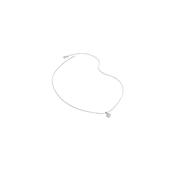 Carat London 9ct White Gold Round Cubic Zirconia Necklace