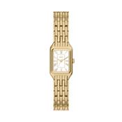 Fossil Raquel Quartz Gold Steel White Dial 18mm Watch ES5467 image