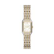 Fossil Raquel Quartz Two Tone Steel White Dial 18mm Watch ES5468