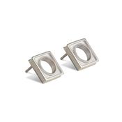 Maureen Lynch Horizon Sterling Silver Stud Earrings image