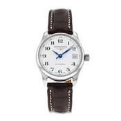 Longines Master Collection Automatic Silver Dial Leather Strap 25.5mm Ladies Watch L21284783 image