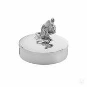 Sterling Silver Mouse Baby Tooth Box