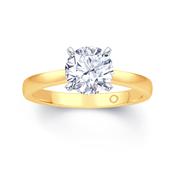 0.30ct Diamond Solitaire with 0.10ct Hidden Infinity 18ct Gold Ring image