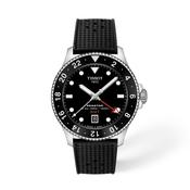 Tissot Seastar 1000 Quartz Black Dial Black Rubber Strap 40mm Watch T1208521705100