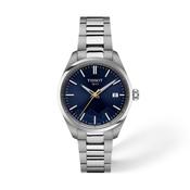 Tissot PR 100 Quartz Jungfraubahn Silver Steel Blue Dial 34mm Watch T1502101104101 image