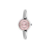 Gucci Model 2000 Quartz Pink Dial 24mm Bangle Watch YA167514