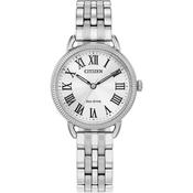 Citizen Classic Eco Drive Silver Steel 29mm Ladies Watch EM1050-56A image