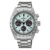 Seiko Prospex Speedtimer Solar Silver Steel Mint Green 39mm Watch SSC965P1 image